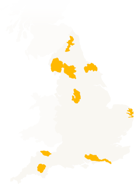 Map of English National Parks